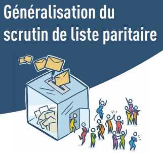 G&eacute;n&eacute;ralisation du scrutin de liste paritaire